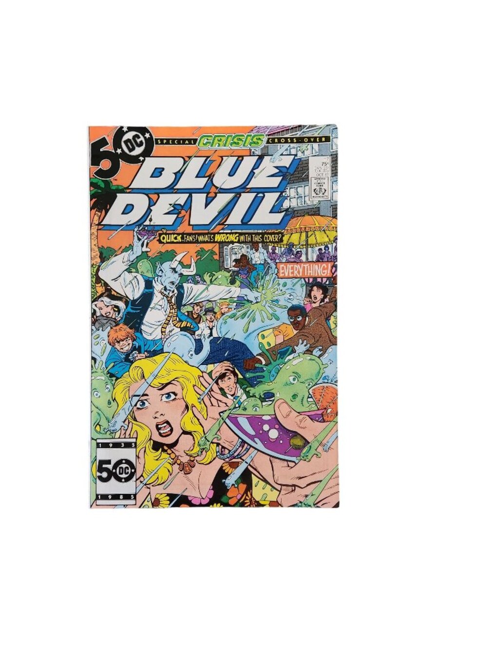 DC Comics Blue Devil #17 1985 Comic Book Collector Bagged Boarded